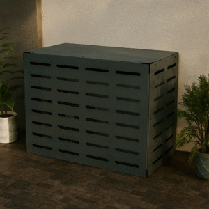 Osłona maskownica 85×66×44 cm panel maskujący klimatyzatora antracytowa - obrazek 2