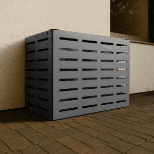 Osłona maskownica 85×66×44 cm panel maskujący klimatyzatora antracytowa - obrazek 4