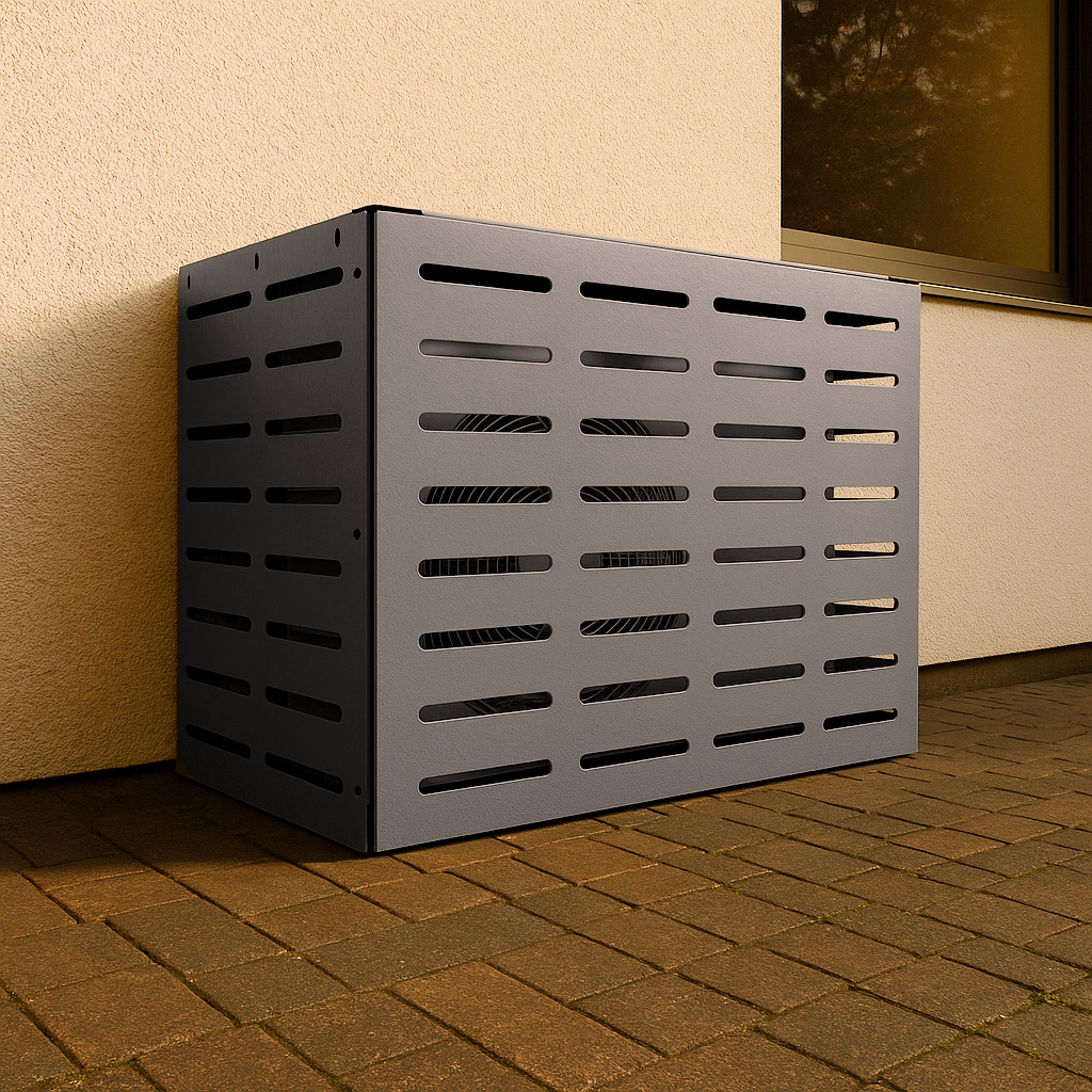 Osłona klimatyzatora maskownica 85×66×44 cm panel maskujący antracytowa OK001 - obrazek 2