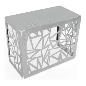 Osłona klimatyzatora maskownica 85×66×44 cm panel maskujący stal nierdzewna OK002 - obrazek 4