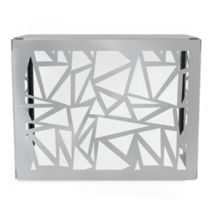 Osłona klimatyzatora maskownica 85×66×44 cm panel maskujący stal nierdzewna OK002 - obrazek 3