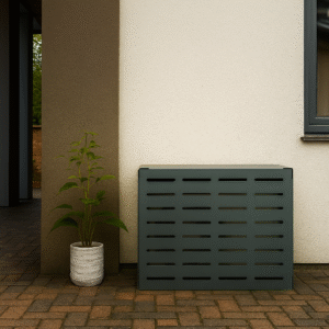 Osłona maskownica 85×66×44 cm panel maskujący klimatyzatora antracytowa - obrazek 3