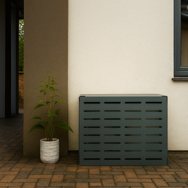 Osłona maskownica 85×66×44 cm panel maskujący klimatyzatora antracytowa