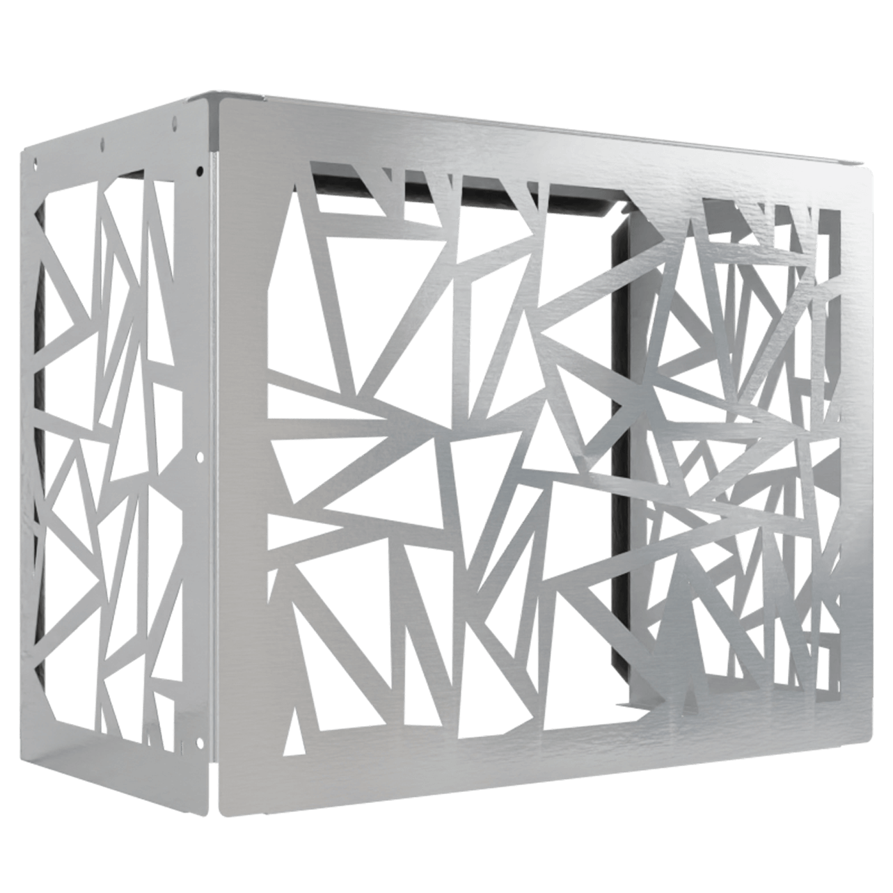 Osłona klimatyzatora maskownica 85×66×44 cm panel maskujący stal nierdzewna OK002 - obrazek 1