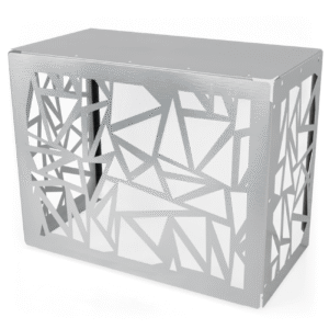 Osłona klimatyzatora maskownica 85×66×44 cm panel maskujący stal nierdzewna OK002 - obrazek 5