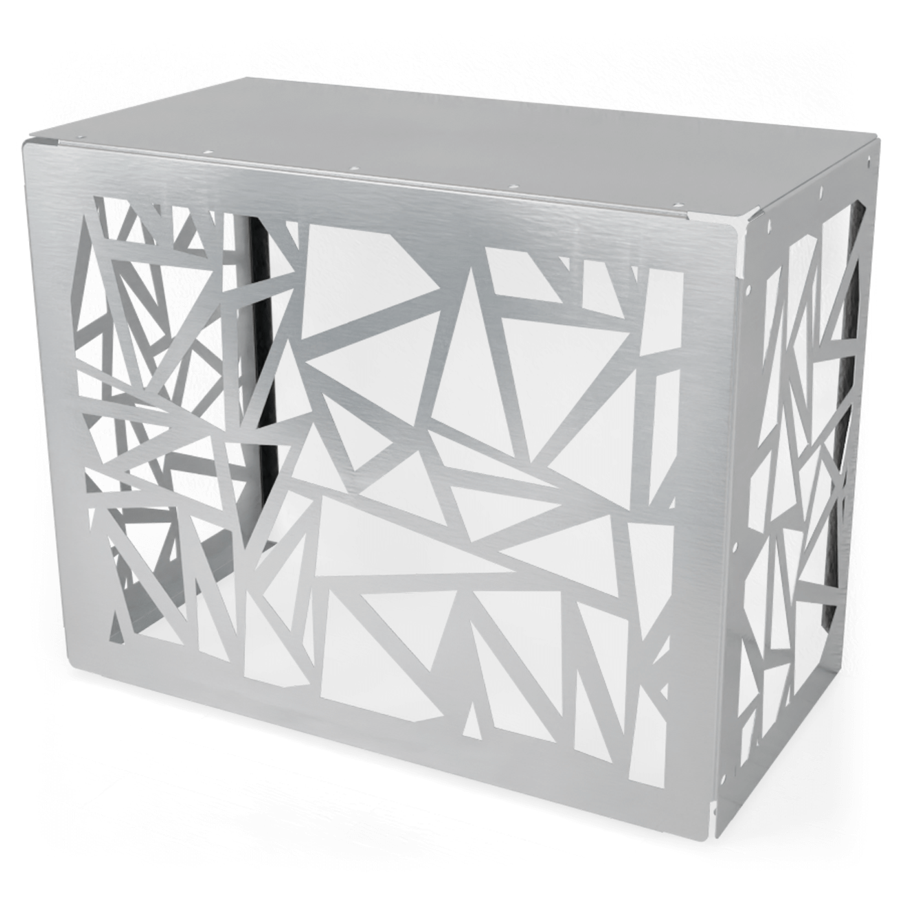 Osłona klimatyzatora maskownica 85×66×44 cm panel maskujący stal nierdzewna OK002 - obrazek 5