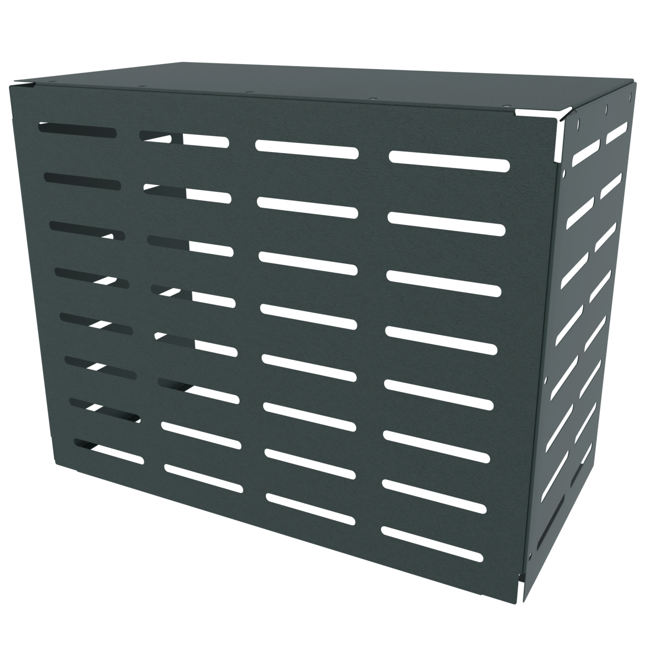 Osłona maskownica 85×66×44 cm panel maskujący klimatyzatora antracytowa - obrazek 7