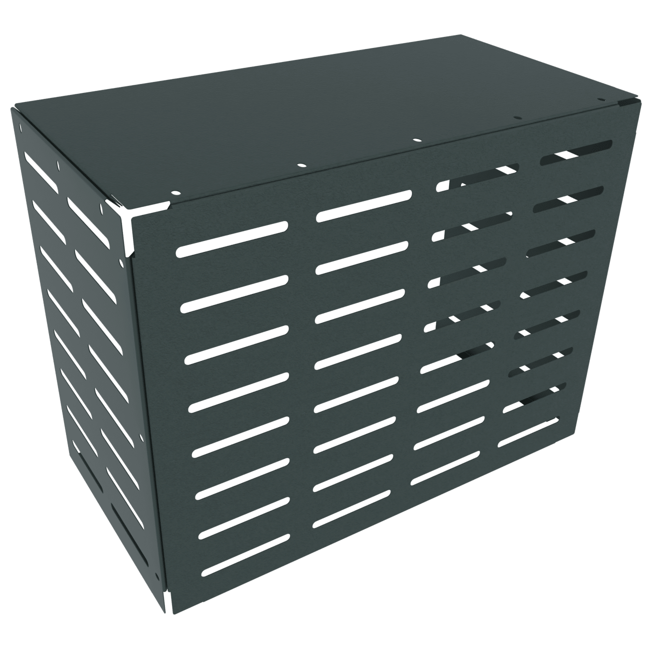 Osłona maskownica 85×66×44 cm panel maskujący klimatyzatora antracytowa - obrazek 5