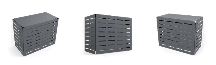 osłona na klimatyzator, maskownica, obudowa na klimatyzator, zabudowa jednostki