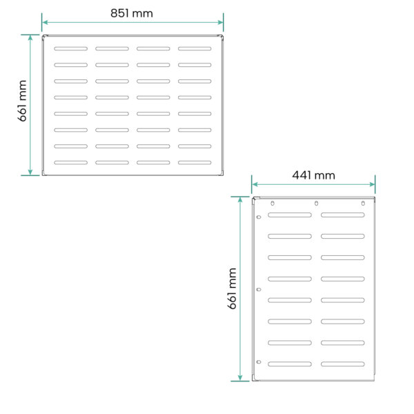 Osłona klimatyzatora maskownica 85×66×44 cm panel maskujący antracytowa OK001