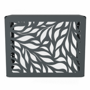 Osłona klimatyzatora LIŚCIE maskownica 85×66×44 cm panel maskujący antracytowa OK003 - obrazek 4