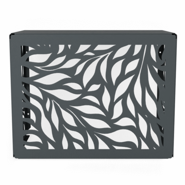 Osłona klimatyzatora LIŚCIE maskownica 85×66×44 cm panel maskujący antracytowa OK003