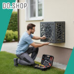 Osłona na klimatyzator to elegancka maskownica, która ukrywa techniczną stronę Twojego domu. Stylowa obudowa jednostki zewnętrznej pozwala zachować harmonię nowoczesnej elewacji.