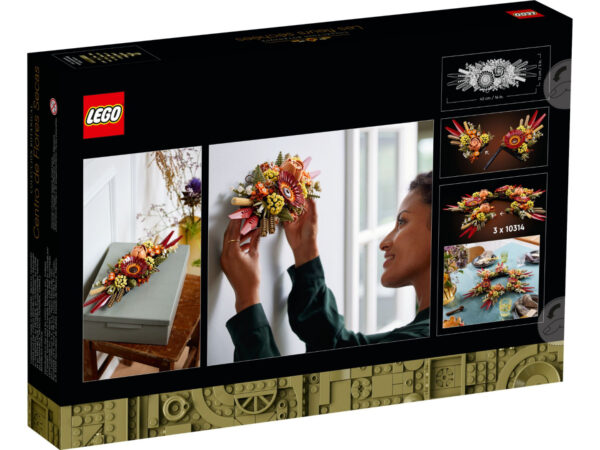 LEGO 10314 ICONS Stroik z suszonych kwiatów - obrazek 3