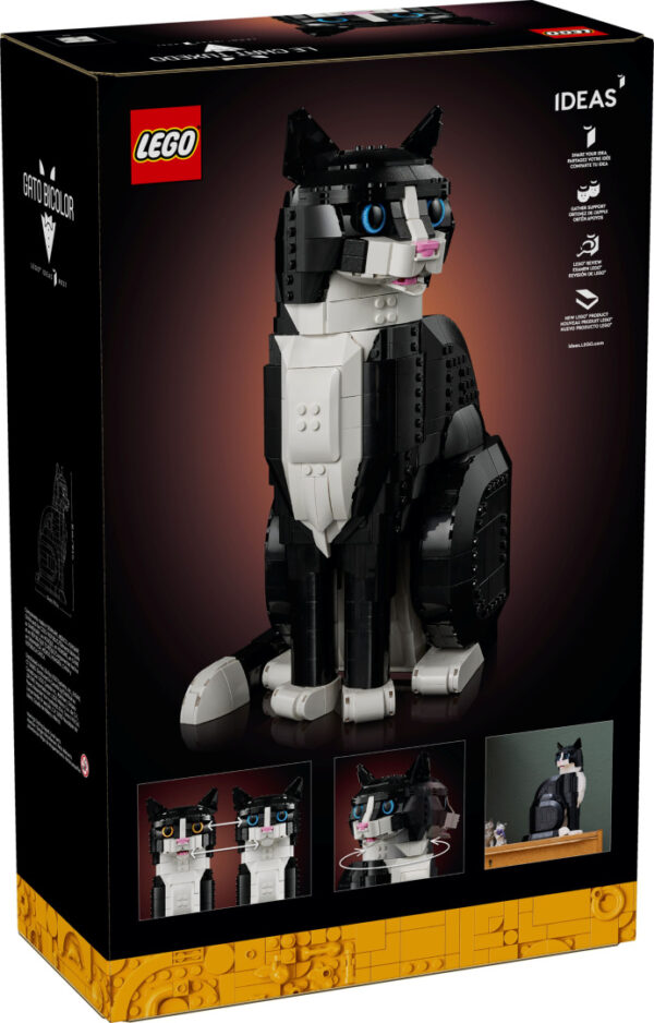 LEGO 21349 Ideas Biało-czarny kot - obrazek 3