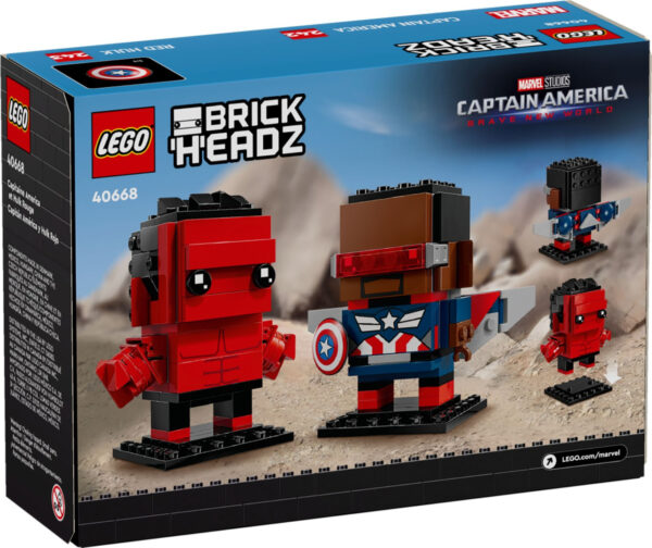 LEGO 40668 BrickHeadz Kapitan Ameryka Czerwony Hul - obrazek 2