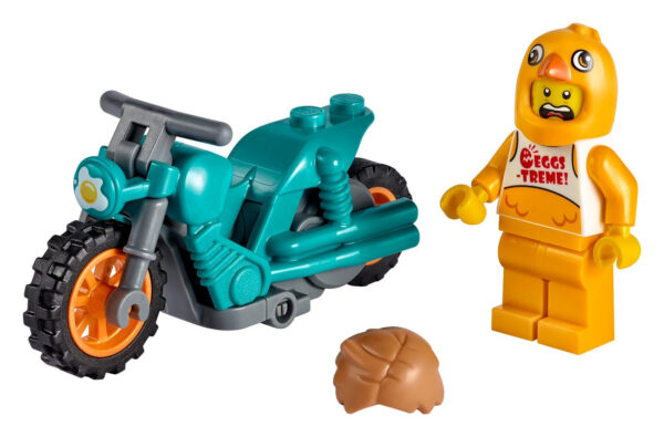LEGO 60310 City Motocykl kaskaderski z kurczakiem - obrazek 2