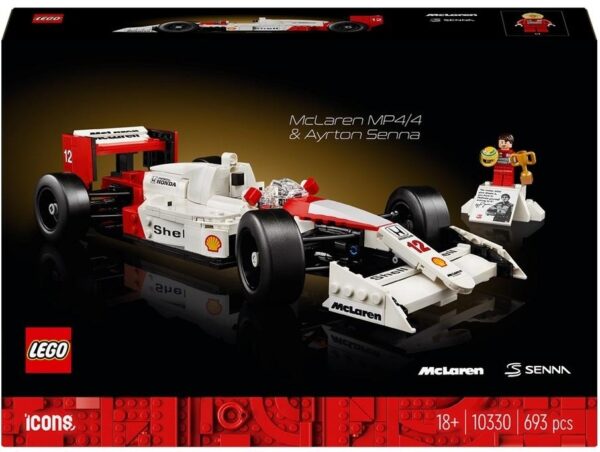 LEGO(R) ICONS 10330 McLaren MP4/4 i Ayrton Senna